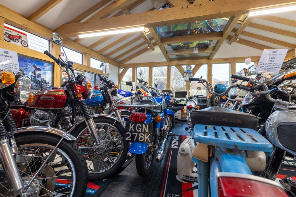 bikes in a garage 