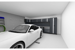 car in garage