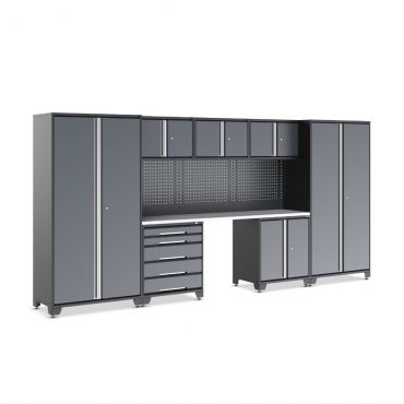 Garage Tool Storage Cabinet Set EVOline G2025 Lino Worktop