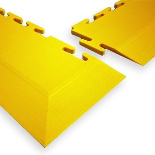 Tile Corner Section - for 7mm Virgin PVC Tiles-Yellow