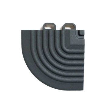 EVOtile Pro Vented Garage Floor Tile Corner Ramp (1 Each)