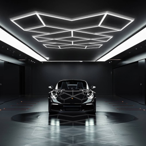 EVOlight 3D Cube Geo Hexagon Lighting Grid 4828mm x 2796mm