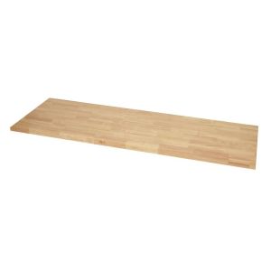Hardwood worktop for floor cabinets