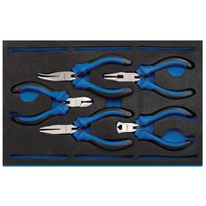Draper 63215 5 Piece 1/4 Precision Plier With EVA Drawer Tray Insert.
