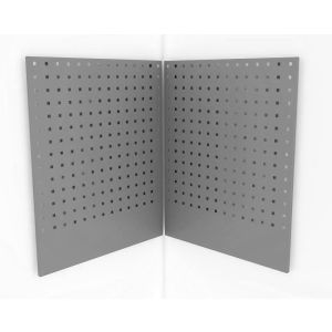 Pair of Perforated Back Panels for Corner 550mm Wide Each - G2244-CONERPAIR