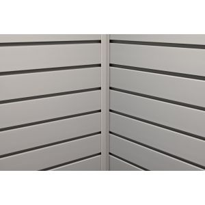 EVOPanel Wall Storage System - Large L Corner Strip Trim Grey 2400mm - EPCT-2400