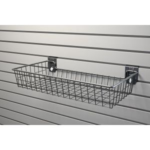 EVOPanel Wall Storage System - Basket Black 300 x 450mm Shallow - EPBAS-450SH