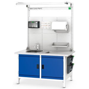 Hand hygiene station with LED lights Bott Care Point