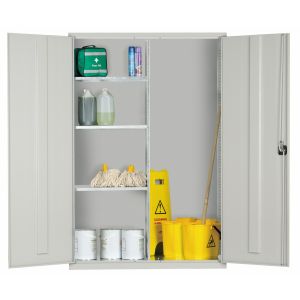 Steel Janitorial Cupboard 1830Hx1220Wx457D EL4818J