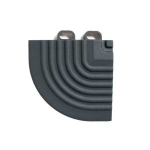 EVOtile Pro Vented Garage Floor Tile Corner Ramp (1 Each)