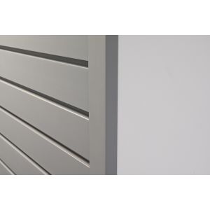 EVOPanel Wall Storage System - Side Trim Grey 2400mm - EPST-2400
