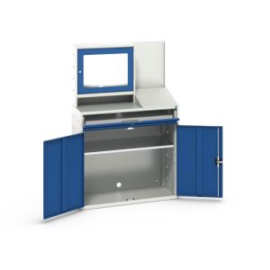 Bott Verso Double Door Computer Workstation with Monitor Cupboard 16928022